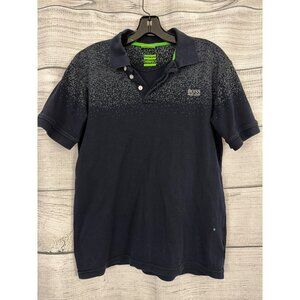 Mens Hugo Boss Navy Polo Shirt Modern Fit Size L
